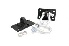 Rough Country 1046 D Ring Shackles and Mounts, Stubby Winch Bumpers, Jeep JK/JKU (07-18)