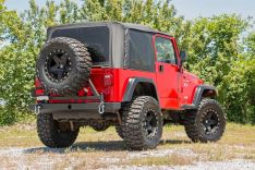 Rough Country 10592A Rear Bumper, Tire Carrier, Jeep Wrangler TJ (97-06)/Unlimited (04-06)