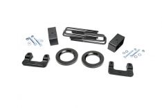 Rough Country 1312 2.5in Leveling Kit, Stamped Steel, GM Sierra 1500 (16-18)/Silverado 1500 (07-18)