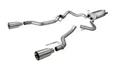 Corsa 2017-2020 Ford F-150 Raptor 3.5L Sport Cat-Back Dual Rear Exit w/ 5in Satin Polished Tip
