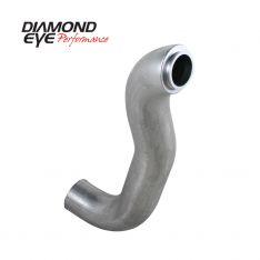 Diamond Eye Downpipe 4in TB Single AL DODGE 5.9L 2500/3500 89-93 4X4 ONLY
