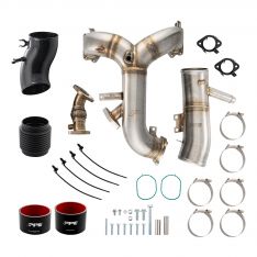PPE Power Turbo Inlet and Intake Manifold Kit - Ford 6.7L Power Stroke 2015-2016 - Raw 315053000