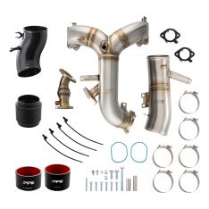 PPE Power Turbo Inlet and Intake Manifold Kit - Ford 6.7L Power Stroke 2015-2016 - Brushed 315053010