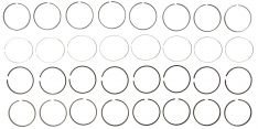 Mahle Engine Piston Ring Set 41768