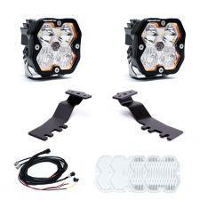 Baja Designs 2025+ Toyota 4Runner Squadron Sport 2.0 A-Pillar Kit (Driving/Combo) - Clear