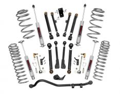 Rough Country 61220 2.5in Lift Kit, X-Series w/ Control Arms and Track Bar, Jeep TJ 4WD (97-06)
