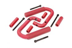 Rough Country 6501RED Grab Handles, Steel, Front, Red, Jeep Wrangler JK/Unlimited (07-18)