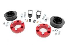 Rough Country 3 Inch Lift Kit X-REAS RR Spacers Red Toyota 4Runner 4WD (2003-2009) 762RED