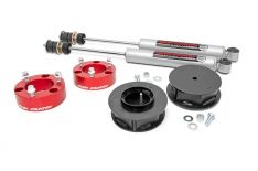 Rough Country 3 Inch Lift Kit Red Spacers Toyota 4Runner (03-09) FJ Cruiser (07-14) 76530RED
