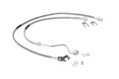 Rough Country 89705 Brake Lines, Stainless, FR, 4-8in Lift, Ford F-250/F-350 Super Duty (99-04)