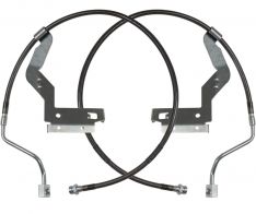 Carli Suspension CS-FORDBBL-LVL-17-F Hardware Braided Brake Lines, 17-23 Ford F-250/F-350 SD