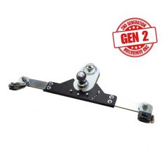 GEN-Y Hitch GH-21014 GoosePuck II 5in Offset Ball Puck Mount & 25K Towing w/Safety Chain, Ram