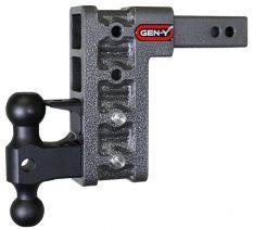 GEN-Y Hitch GH-524 Mega-Duty 2in Shank 7.5in Drop 2K TW 16K Hitch w/GH-051 Dual-Ball/GH-032 Pintle