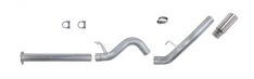 Diamond Eye KIT 4in DPF BACK Single AL: 2011 FORD 6.7L PWRSTROKE F250/F350