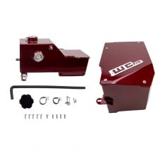 Wehrli Custom Fab WCF100203-FB Coolant Tank and Battery Box Kit, Flat Black, 17-24 Ford 6.7L