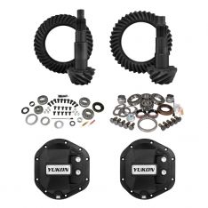 Yukon Gear YGK017STG2 Stage 2 Re-Gear Kit w/ Covers for Dana 44 5.38 Ratio 24 Spline, Jeep JK
