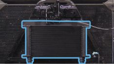 Perf Trans Cooler 01-03 GM 6.6L Allison 1000 Orange Clips PPE Diesel