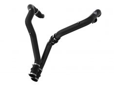 aFe BladeRunner 2-1/2 IN Aluminum Hot Charge Pipe Black 46-20298-B