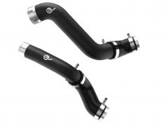 aFe BladeRunner 2-1/2 IN to 3 IN Aluminum Hot and Cold Charge Pipe Kit Black 46-20424-B