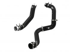 aFe BladeRunner Aluminum Hot and Cold Charge Pipe Kit Black 46-20444-B