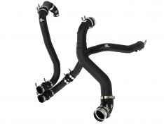 aFe BladeRunner 3 IN Aluminum Hot and Cold Charge Pipe Kit Black 46-20514-B