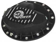 aFe Pro Series Front Differential Cover Black w/Machined Fins 46-70042