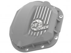 aFe Street Series Front Differential Cover Raw w/Machined Fins 46-70080