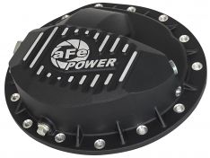 aFe Pro Series Rear Differential Cover Black w/Machined Fins 46-70372