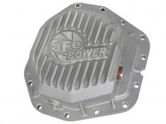 aFe Street Series Rear Differential Cover Black w/Machined Fins w/Gear Oil 46-70380