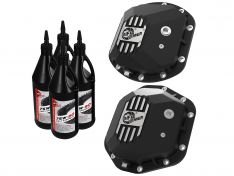 aFe Pro Series Dana 30 and Dana 44 Differential Covers Black w/Gear Oil 46-7113AB