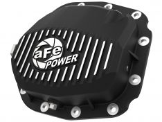 aFe Pro Series Rear Differential Cover Black w/Machined Fins 46-71180B