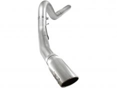 aFe ATLAS 5 IN Aluminized Steel DPF-Back Exhaust System w/Polished Tip 49-03054-P