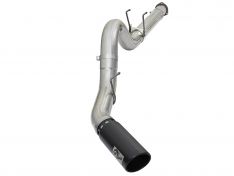 aFe ATLAS 5 IN Aluminized Steel DPF-Back Exhaust System w/Black Tip 49-03090-B