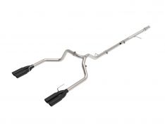 aFe Vulcan Series 3 IN 304 Stainless Steel DPF-Back Exhaust System w/Black Tip 49-34130-B