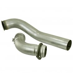 aFe Large Bore-HD 4 IN 409 Stainless Steel Downpipe 49-43025-1