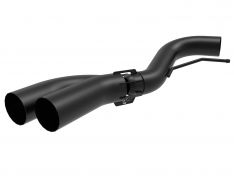 aFe Rebel Series 409 Stainless Steel DPF-Back Exhaust System w/Dual Black Tip 49-43108-B