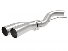 aFe Rebel Series 409 Stainless Steel DPF-Back Exhaust System w/Dual Brushed Tip 49-43108-H