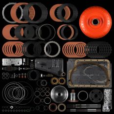 SunCoast Category 5 4R100 Rebuild Kit with Billet Triple Disc Torque Converter