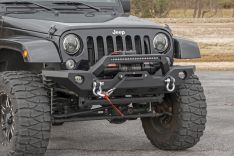 Rough Country 10596 Front Bumper, Sport, OE Fog, Jeep Gladiator JT/Wrangler JK/JL/Unlimited