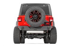 Rough Country 10598 Rear Bumper, Trail, Tire Carrier, Jeep Wrangler JL/Unlimited (18-26)