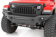 Rough Country 10635 Front Bumper, Skid Plate, Jeep Gladiator JT/Wrangler JK/JL/Unlimited 4WD