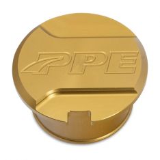 PPE Power Resonator Delete Plug - GM 6.6L Duramax 2017-2026 L5P - Gold 115010424