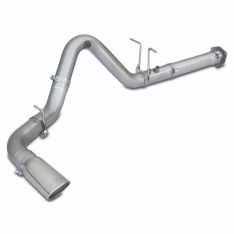 PPE Power Exhaust Kit 304 SS 4  DPF-Back w Tip - GM 6.6L Duramax 2007.5-2019 - Raw Pol 117010350