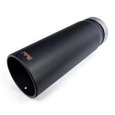 PPE Power Exhaust Tip Stainless - GM 6.6L Duramax 2015-2026 - Black 117021520