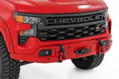 Rough Country 13007-G7C Front FXS Bumper, 12000S, G7C Red Hot, Chevy Silverado 1500 2WD/4WD (23-26)