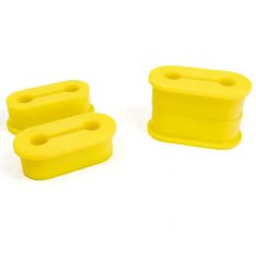 PPE Power High-performance Silicone Bushings (Pair) - 60 Hardness Yellow 168030164