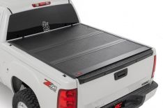 Rough Country 47113550B Hard Low Profile Bed Cover, 5ft 9in, No Rail Caps, GM 1500 (07-13)