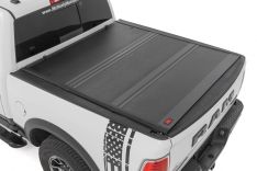 Rough Country 47318650B Hard Low-Pro Bed Cover, 6ft 4in, Ram 1500/2500/3500 2WD/4WD (10-25/Classic)