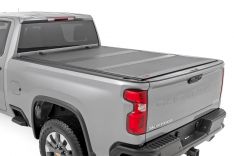 Rough Country 49120651 Hard Tri-Fold Bed Cover, 6ft 9in, Silverado/Sierra 2500HD/3500HD (20-26)