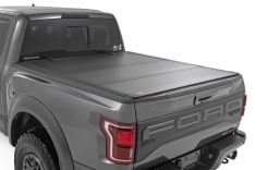 Rough Country 49221550 Hard Tri-Fold Bed Cover, 5ft 7in, Ford F-150 (21-26)/Lightning (22-26)